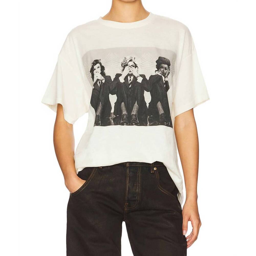 NEW BOYS LIE good riddance bf tee in yellow